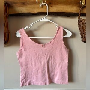 Energie One Step Up Pink Tank Top 90s Y2K Vintage size L, fits modern S/M